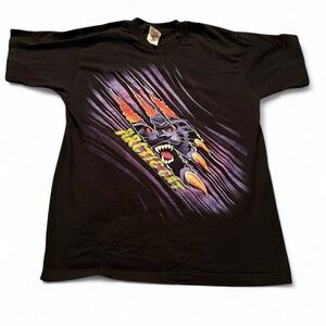 Men’s Vintage Arctic Cat Black Short Sleeve Graphic Shirt Size L